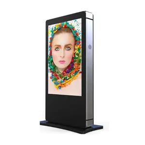 Wholesale Custom 55inch Advertising Display Lcd Outdoor Stand Floor Digital Signage Lcd Advertising Outdoor Digital Signage