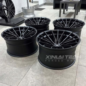 Cerchi XL Forgiati Monoblocco in Lega Concavi Nero Opaco 5x114.3 5x115 5x118 5x120 Ruote Personalizzate da 17 18 19 20 21 22 23 Pollici - Product Image 4