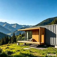Hôtel conteneur extensible, étanche, sûr, couleur personnalisable, maisons modulaires
