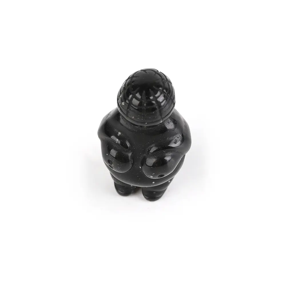 Diy toptan yarı değerli taş oyma Natrual siyah obsidyen kristal tanrıça için bol yuvarlak top dekorasyon oyma el sanatları