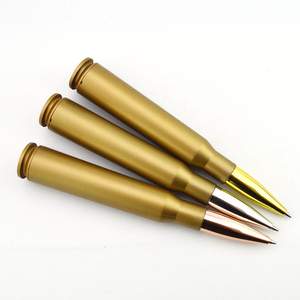 Bolígrafo Promocional Deportivo NP-069 con Forma de Bala Dorada, Punta de 0.7mm, Diseño de Giro de Plástico y Logotipo Personalizado - Product Image 2