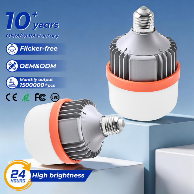 High Quality Kitchen Bathroom PP 9W 15W 25W 30W 40W 50W Rechargeable Flexible Led Emergency Bulb