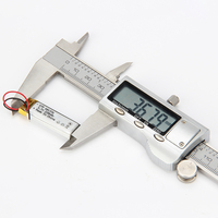 Batterie au lithium polymère rechargeable 220mAh 330mAh 3.8v 3.7v 601336 601435 LiCoO2 ultra-fine de qualité A pour écouteurs sans fil