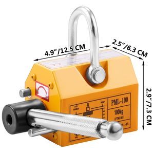 चीन मूल 1 टन स्क्रैप उठाने मैनुअल हाथ पकड़ के लिए चुंबक चुंबकीय मैनहोल कवर चोर - Product Image 2