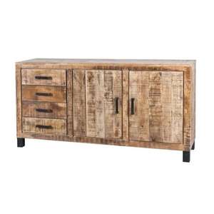 Industrial Solid Wood <b>Sideboard</b> Home Bar Dining Furniture Luxury Modern Eco-Friendly Durable Farmhouse <b>Kitchen</b> Bathroom Storage - Product Image 1