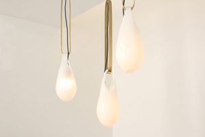 Lustre suspendu en verre soufflé à la main de style nordique pour la <span class=keywords><strong>d</strong></span>écoration de la maison et du salon - Product Image 4
