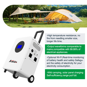 Station d'alimentation solaire portable tout-en-un écologique 4KWH 5KWH avec batterie LiFePO4, onduleur 3KW, zéro émission, <span class=keywords><strong>énergie</strong></span> verte silencieuse - Product Image 4