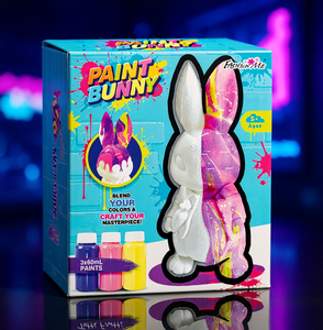 Kit Artistico Personalizzato per Bambini con Pittura Fluida Acrilica, Set <span class=keywords><strong>di</strong></span> Colori Violent Rabbit per Pouring - Product Image 2