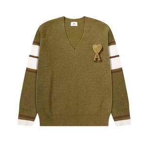 <span class=keywords><strong>Pull</strong></span>-over en laine tricoté sur mesure Ami ODM de luxe, respirant, anti-plis, pour homme, haute qualité, chaud, mode hiver, jacquard - Product Image 1