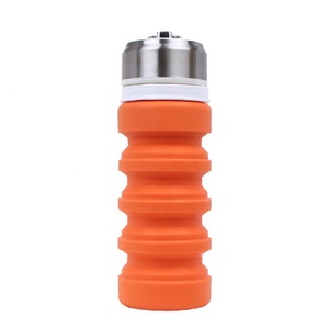 Bouteille d'eau pliable en silicone 400 ml pour sport et voyage, vente en gros à prix réduit, collection 2026 - Product Image 3