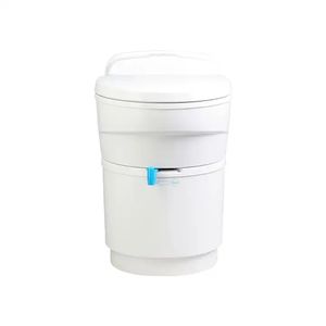 Inodoro y Ducha Portátil Combinados de Polipropileno Blanco AGE para Autocaravanas, Campamentos, Embarcaciones Marinas, Casas Rodantes y Uso Doméstico - Product Image 3