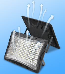 La plupart de lampe d'inondation solaire du capteur de mouvement de représentation LED 100W-1000W réverbère extérieur - Product Image 4