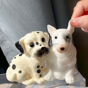 Jouet Squishy en TPR Plastique, Simulation de Main Peinte, Chien, Chiot, Terrier, Chihuahua, Teddy, Anti-stress, Décoration - Product Image 5