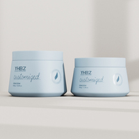 Pots à Crème Vert Mat Écologiques en Plastique PET pour Cheveux et Corps 150ml 250ml 350ml 500ml à Large Ouverture pour Soins de la Peau