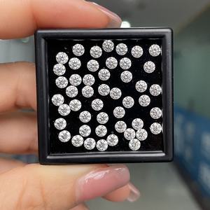 Wuzhou Factory VVS <span class=keywords><strong>Moissanite</strong></span> D 3mm 6,5mm 8mm Corte brillante redondo Piedra de moissanita suelta 1CT 2CT Mossanite para la fabricación de relojes - Product Image 6