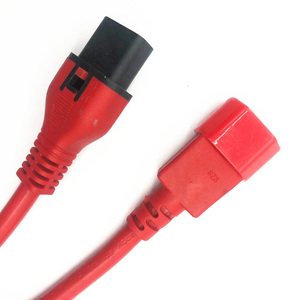 C13 to C14 Extension Cable <strong>IEC320</strong> UL/VDE C13 C14 With Lock IEC Connector Power Cord - Product Image 4
