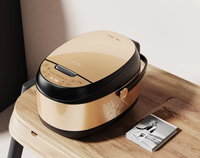 Cuisinière multifonction portable 5L, intelligente, multifonctionnelle, avec fonction de maintien au chaud, pot antiadhésif, cuiseur à riz automatique, tasse doseuse électrique