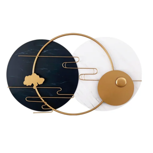 Large Modern Luxury Metal <b>Wall</b> <b>Art</b> Nature Circular Design for Living Room Home Decor <b>Wall</b> Mounted - Product Image 3