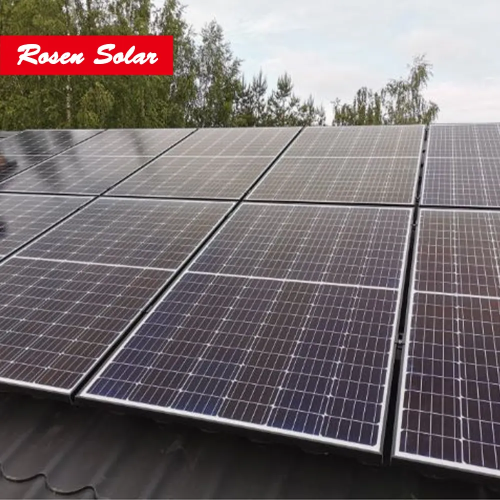 Komple Set 10KW güneş panelleri sistemi hibrid güneş sistemi güneş enerjisi ev sistemi