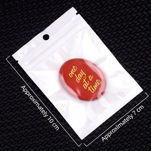 Piedras Preciosas Populares, Ovaladas y Pulimentadas, <span class=keywords><strong>Piedra</strong></span> Semipreciosa con Palabras Grabadas de Agradecimiento, 'Un Día a la Vez', <span class=keywords><strong>Piedra</strong></span> de Palma, Regalo, Artesanía Espiritual - Product Image 4