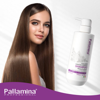 Sampo Pallamina Professional Salon Kolagen Melembapkan Menghaluskan Kolagen Alami Meredakan Kulit Kepala Gatal Perawatan Rambut