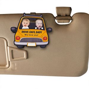 Personalized Pattern Custom <b>Car</b> Hanging <b>Ornament</b> Wooden Photo Frame Photo Text Custom Content - Product Image 1
