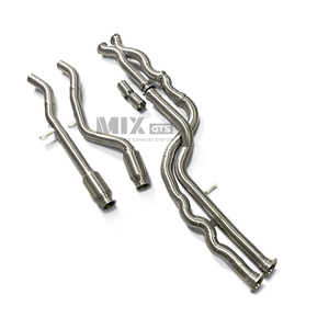 Para <span class=keywords><strong>BMW</strong></span> M3/M4 F80 F82 F83 S55 3,0 T 2014-2019 Acero inoxidable igual longitud tubo medio escape 2,76 pulgadas tubo medio de escape - Product Image 1