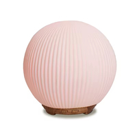 Dernière lampe LED sphérique en céramique, diffuseur électrique d'huiles essentielles, décoration d'intérieur raffinée