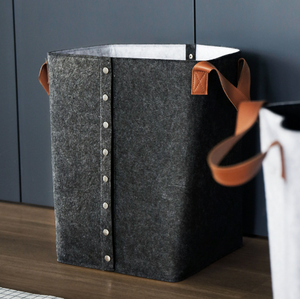 Square shape grocery <b>felt</b> <b>storage</b> <b>basket</b> dirty clothes hamper large folding toy <b>storage</b> <b>basket</b> clothes sorting <b>basket</b> - Product Image 3