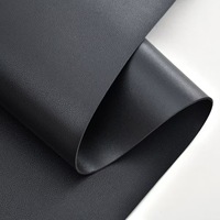 Tissu en cuir PU écologique double face couleur unie, imperméable et anti-moisissure, idéal pour la confection de sacs, chaussures et artisanat d'extérieur DIY
