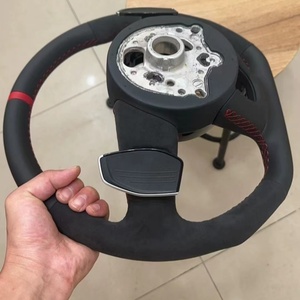 Volant en cuir suédé neuf, très demandé, pour Audi <span class=keywords><strong>A3</strong></span> A4 A5 S4 RS5 S3 S4 S5 A6 A7 A8 Q5 Q7 Q8 TT R8 S6 RS6 RS7 S7 B8.5 B8 - Product Image 6