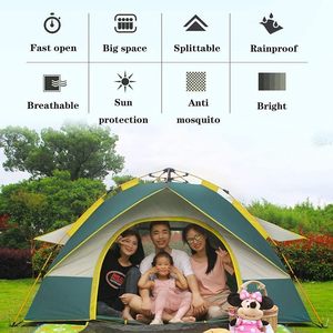 Carpa Domo Impermeable y Resistente al Viento para Acampar, Estructura de Una Habitación, Fácil de Instalar, Pequeña y Ligera - Product Image 6
