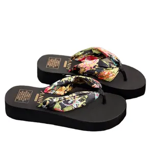 Female Summer Slippers Casual Flat Beach Shoes with EVA Insole Cheap Flip Flop for Ladies and Women for Indoor and Outdoor Use