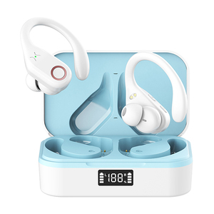 Écouteurs YW02 <span class=keywords><strong>HiFi</strong></span> Stéréo Sans Fil avec Réduction de Bruit, Crochets d'Oreille, Intra-auriculaires, pour Gaming avec Affichage LED - Product Image 1