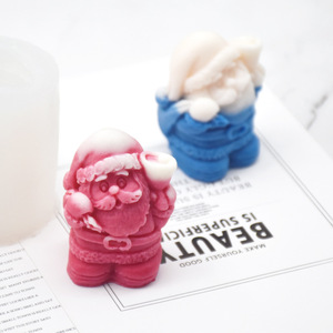 Molde de Silicona para Velas con Aroma Navideño de Papá Noel, Reutilizable, No Tóxico, Ecológico, para Hacer Decoraciones con Resina Epoxi - Product Image 5