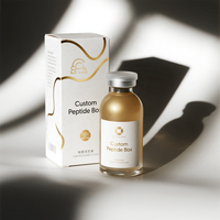 Boîtes rigides à couvercle magnétique personnalisées pour coffret cadeau de collagène et peptides haut de gamme avec estampage à chaud et impression quadricolore