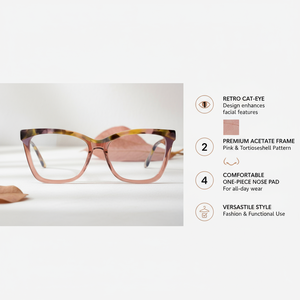 Cao cấp retro hồng nâu Rùa Thiết kế thời trang bền khung cho Thời Trang Phụ Nữ bán lẻ kính quang học - Product Image 4