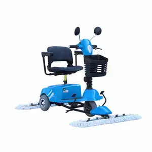 Factory Workshop Office Building Three-wheel Dust Trolley Ground Cleaning Vehicle