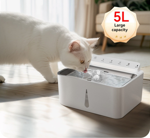 Fuente de Agua Inteligente para Gatos y Perros, de Acero Inoxidable, con Calefacción, de Gran Capacidad (5L), Dispensador Automático para Mascotas, Venta al Por Mayor - Product Image 5
