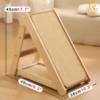 Tapis à gratter pour chat en sisal naturel, pour le sol et les murs, protège les tapis et les canapés
