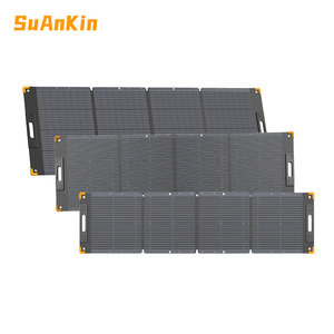 แผงโซลาร์เซลล์พับได้ PV100 100W 200W 300W สำหรับบ้านเคลื่อนที่ สถานีพลังงานแสงอาทิตย์พร้อมแผงโซลาร์ - Product Image 1