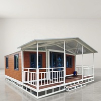 Casa Contenedor Expandible de Lujo de 40 pies, Edificio de Oficinas Prefabricado Moderno Personalizado, Diseño de Hogar a Medida con Plano de Colores y Uso Comercial