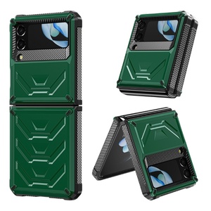 Coque de téléphone portable Light Beauty Armor Design pour <span class=keywords><strong>Samsung</strong></span> <span class=keywords><strong>Galaxy</strong></span> Z Flip 4/3 Housse antichoc et sans fil pour jeunes filles en boîte - Product Image 2