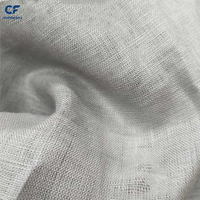 Tissu en lin pur 100% européen de qualité supérieure, filé à l'état humide, à fibres longues, pour chemises et robes