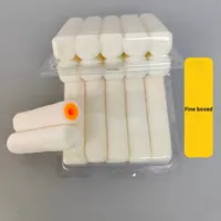 Rouleau de peinture mini 4 pouces en polyester à poils courts, non-pelucheux, pour bordures, qualité industrielle, garantie 3 ans