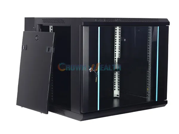 Armário de rede DDF personalizado para 6U 9U 12U 18U, suporte de parede para metal, para central de dados de Internet, rack de servidor, gabinete de rede