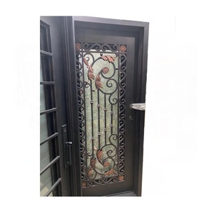 Portes extérieures en acier forgé d'occasion à vendre à coupure thermique - Product Image 2