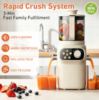 Blender Juicer Elektrik Komersial Kelas Atas 3L 250W Motor DC Pengeluaran Ampas Otomatis Operasi Senyap Bersertifikasi CE/RoHS OEM