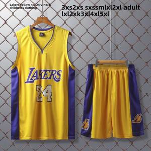 Camisetas de Baloncesto de Poliéster con Cuello en V para Adultos Unisex, Números <span class=keywords><strong>23</strong></span> y 24 de los Lakers, para Curry, Envío Directo - Product Image 6