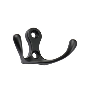 Solid Zinc Alloy Wall <b>Hooks</b> 10-14lb Capacity Anti Corrosion Contemporary Design For Wardrobe Bathroom Living Room - Product Image 4